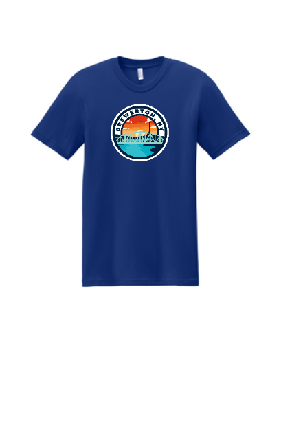 American Apparel ® Fine Jersey Unisex T-Shirt Full Front Logo